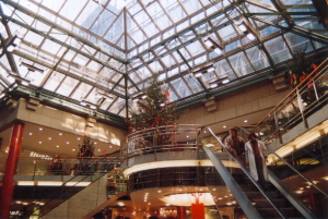 PORTAL GmbH - Richmod-shopping center Köln Germany Skylights (100m) and central pyramid